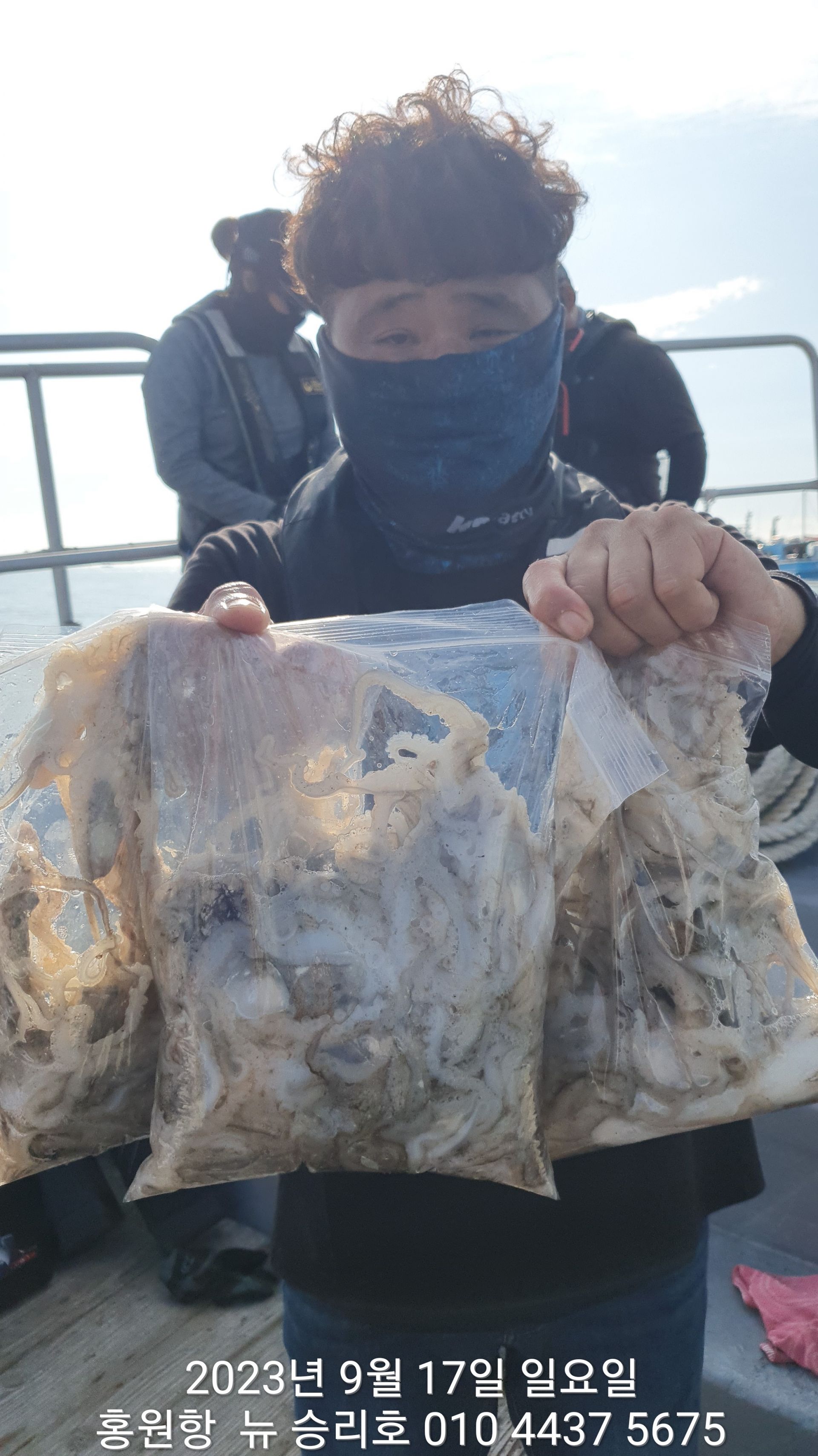 홍원항 ^^위풍당당^^ ((뉴~승리호)) 9월17일 갑오징어&쭈꾸미 행~복~~한 조황입니다!!