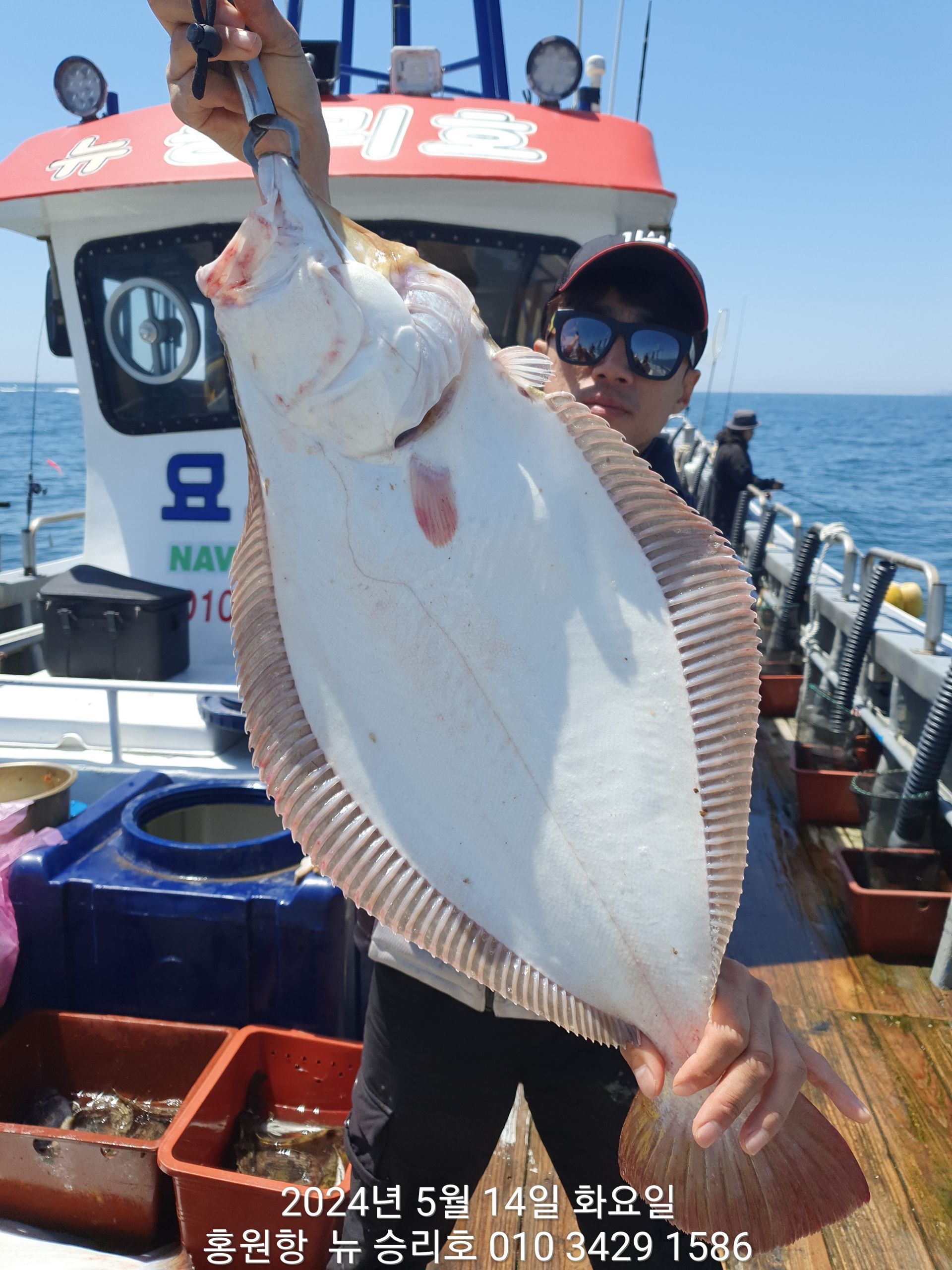 5월14일홍원항 ^^위풍당당^^ ((뉴~승리호)) 생미끼(다잡어) 선장님과지인분의 탐사짬낚조황입니다!!